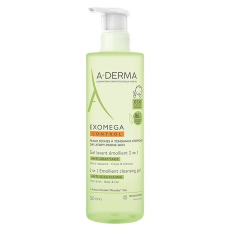 ADERMA EXOMEGA Gel lavant 2 en 1 Fl ppe/500ml