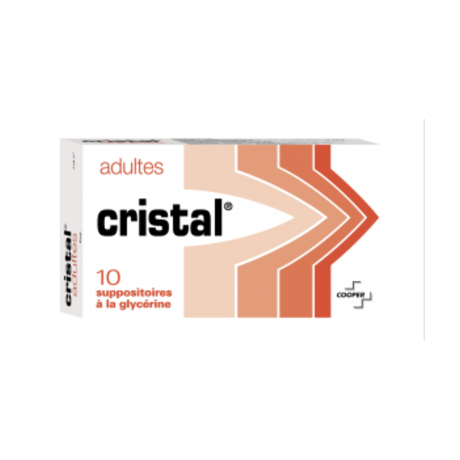 CRISTAL Suppos adultes 10Sach
