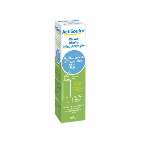 ACTISOUFRE S p pulv bucc/nas en fl pressurisé Fl press/100ml