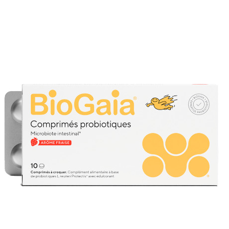 BioGaia comprimés Probio Fraise Bte/10