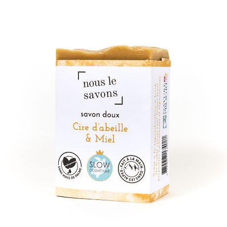 Savon doux Cire d'abeille & Miel - 100g