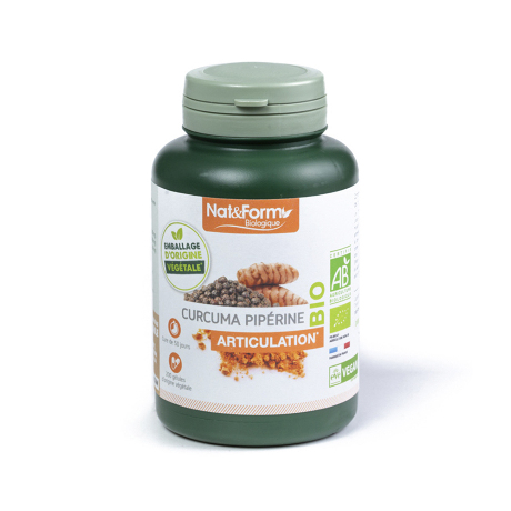 NAT&FORM BIO Curcuma+Pipér Gél B/200