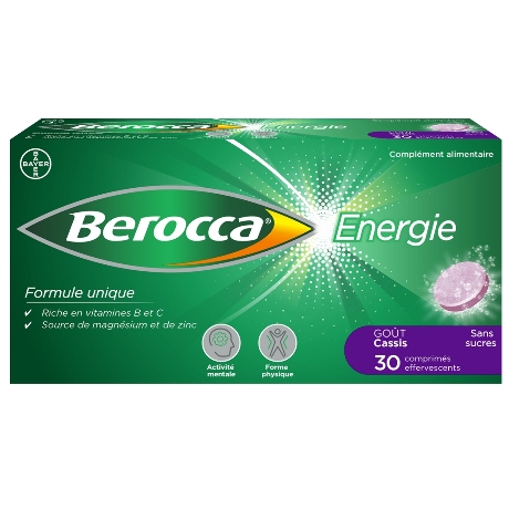 BEROCCA ENERGIE EFFERV Cpr eff cassis B/30