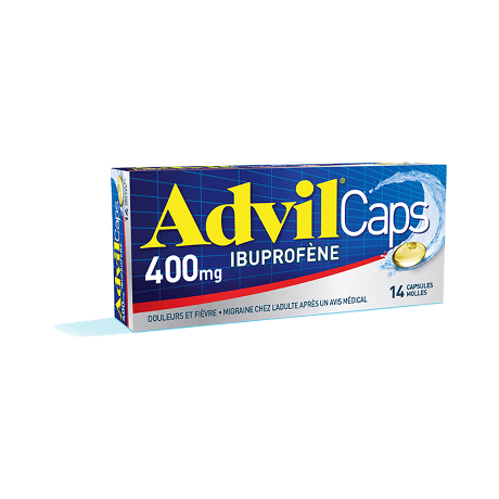 ADVILCAPS 400 mg Caps molle Plaq/14