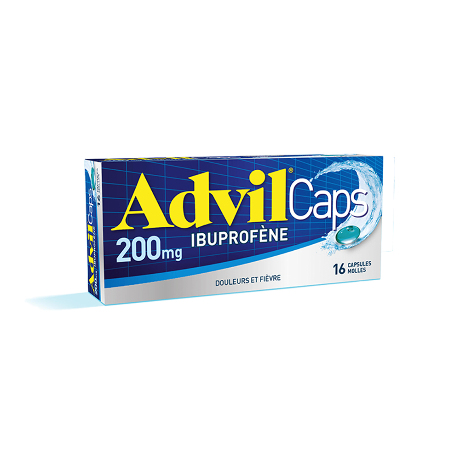 ADVILCAPS 200 mg Caps molle Plq/16