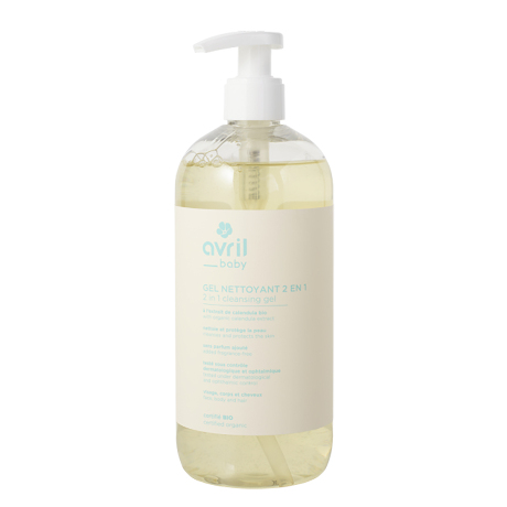 AVRIL BEBE Gel nettoyant 2en1 Fl pompe/500ml