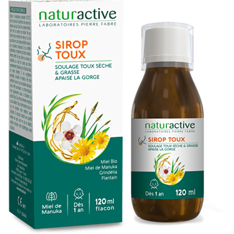 NATURACTIVE ORL Sirop pour la toux Fl/120ml