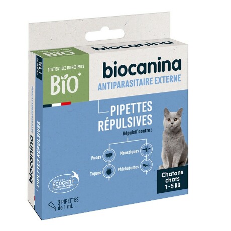 BIOCANINA BIO Pipette répulsive chat/chaton B/3