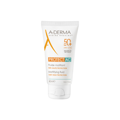 ADERMA PROTECT-AC SPF50+ Flde matif T/40ml