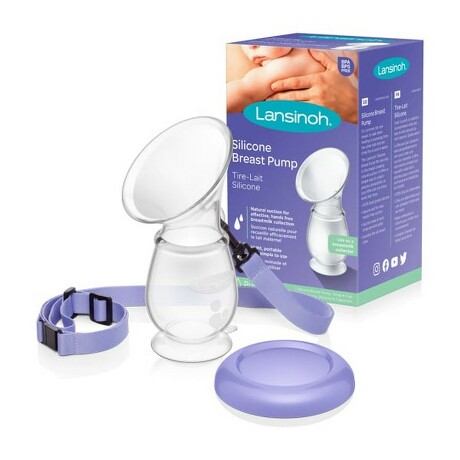 LANSINOH Tire-lait et Recueil Lait silicone
