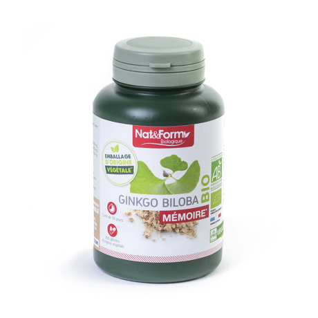 NAT&FORM BIO Ginkgo biloba Gél B/200