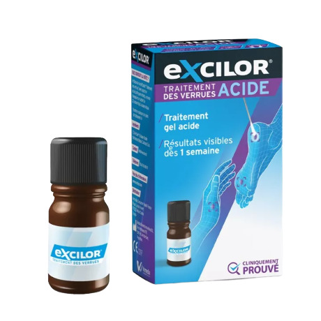 EXCILOR VERRUE ACIDE Sol Fl/4ml
