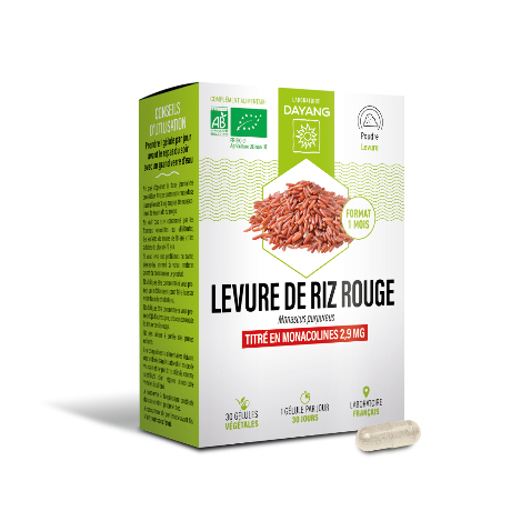 DAYANG PHYTOTHERAPIE Levure de riz rouge Bio Gél B/30