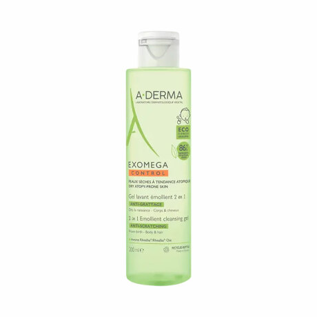 ADERMA EXOMEGA Gel lavant 2 en 1 Fl/200ml