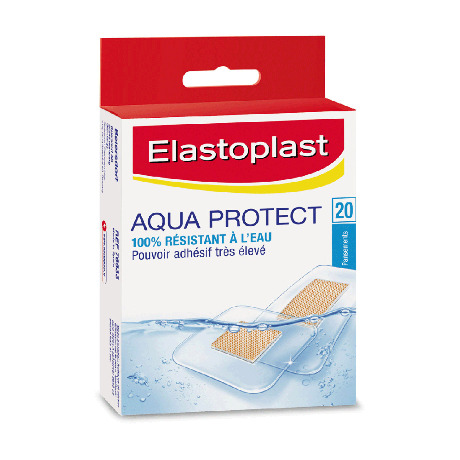 ELASTOPLAST AQUAP 8 pans de 39x39 mm et 12 pans de 25x65 mm B/20
