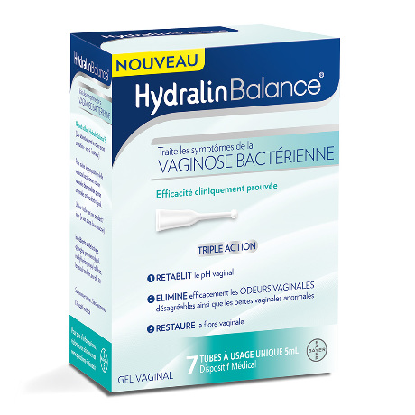 HYDRALIN BALANCE Gel vag triple act 7Unid/5ml