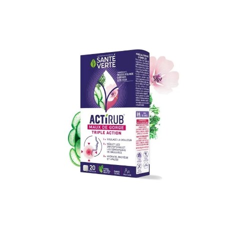 ACTIRUB Past maux de gorge B/20