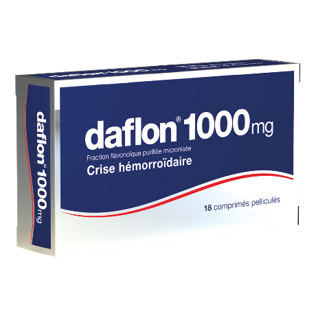 DAFLON 1000 mg Cpr pell Plq/18