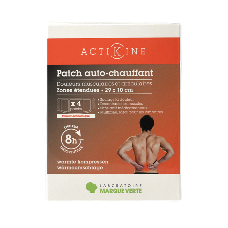 ACTIKINE Patch autochauffant grand format B/4