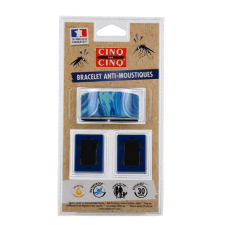 CINQ SUR CINQ Bracelet moust motif bleu