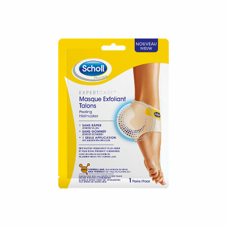 SCHOLL Masque exfoliant talons Sach/2