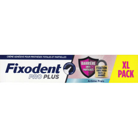 FIXODENT PRO PLUS BARRIERE ANTI-PARTICULES Cr adhésive frais T/57g