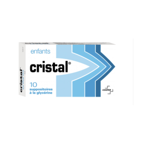 CRISTAL Suppos enfants 10Sach