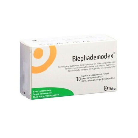 BLEPHADEMODEX Compr stérile nettoyante B/30