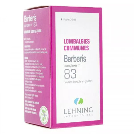 BERBERIS COMPLEXE N°83 S buv en gouttes Fl/30ml