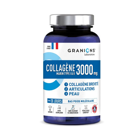 GRANIONS COLLAGENE TYPE I ET II Cpr Pilul/80