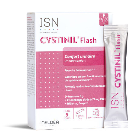 CYSTINIL FLASH Pdr confort urinaire 10Sticks