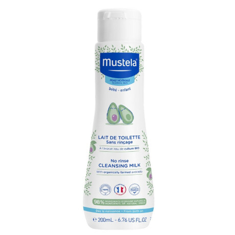 MUSTELA LAIT DE TOILETTE SANS RINCAGE 200ML