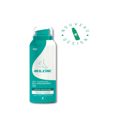 AKILEINE SOINS VERTS Spray assainissant déo chaussures Aéros/150ml