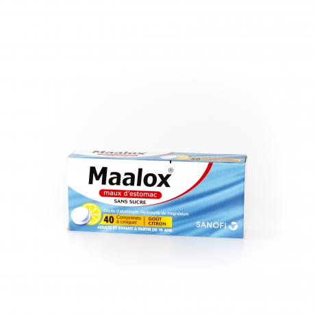 MAALOX HYD ALU/MG 400mg/400mg ss Cpr Plq/40