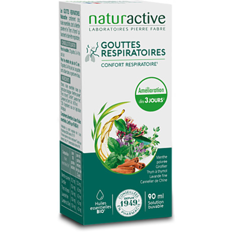 NATURACTIVE GOUTTES RESPIRATOIRES S buv Fl cpte-gttes/90ml