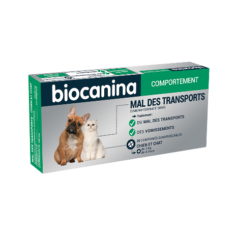 BIOCANINA MAL DES TRANSPORTS Cpr 2Plq/10