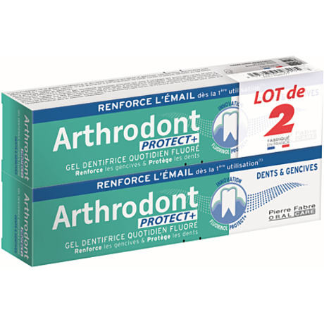 ARTHRODONT PROTECT + Gel dentifrice fluoré 2T/75ml