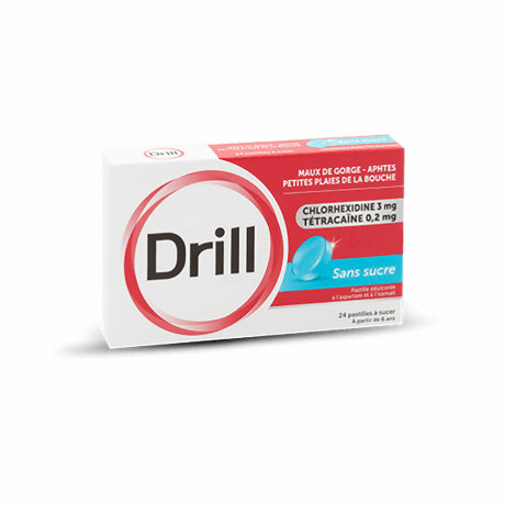 DRILL sans sucre Past Plq/24