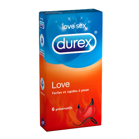 DUREX LOVE Préserv B/6