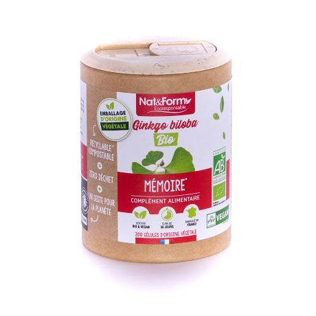 NAT&FORM ECO RESP Ginkgo bilob Bio Gél B/200