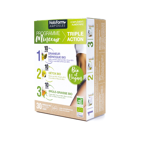 NAT&FORM AMPOULES S buv prog minc Bio 30/10ml