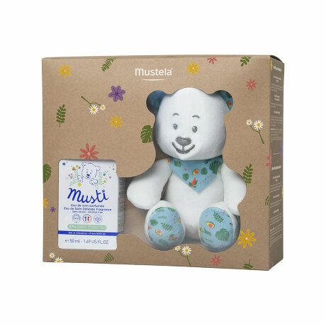 COFFRET MUSTELA EAU DE SOIN + PELUCHE MUSTY