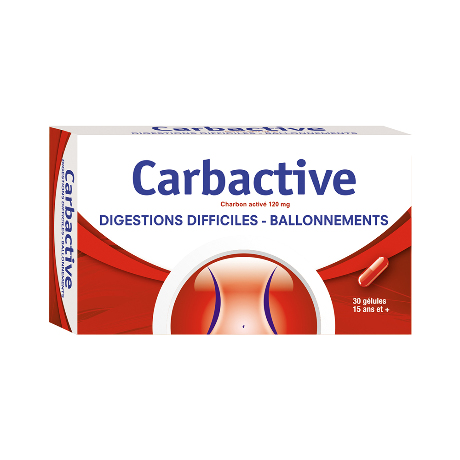 CARBACTIVE 120 mg Gél Plq/3x10 (30)