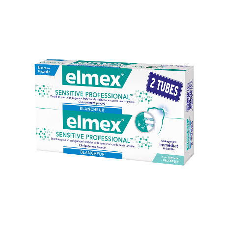 ELMEX SENSITIVE BLANCHEUR Pâte dtf 2/75ml