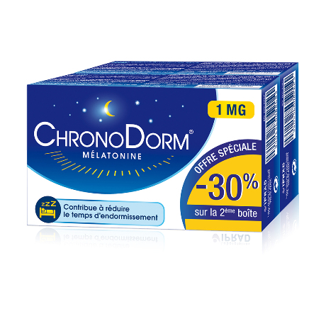 CHRONODORM Mélatonine 1mg Cpr subl 2B/30