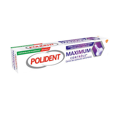 POLIDENT MAXIMUM CONTROLE Cr adhésive T/70g