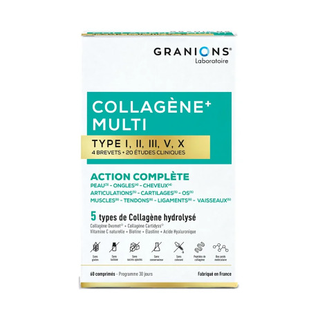 GRANIONS COLLAGENE MULTI Type I-II-III-V-X Cpr B/60