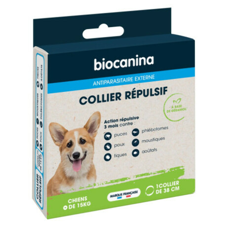 BIOCANINA Collier répulsif chien 38cm