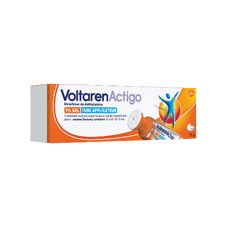 VOLTARENACTIGO 1 % Gel 1T applic lamin/75g