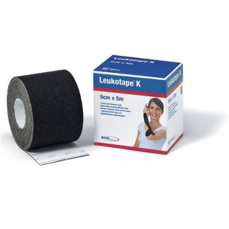 LEUKOTAPE K Sparad noir 5cmx5m